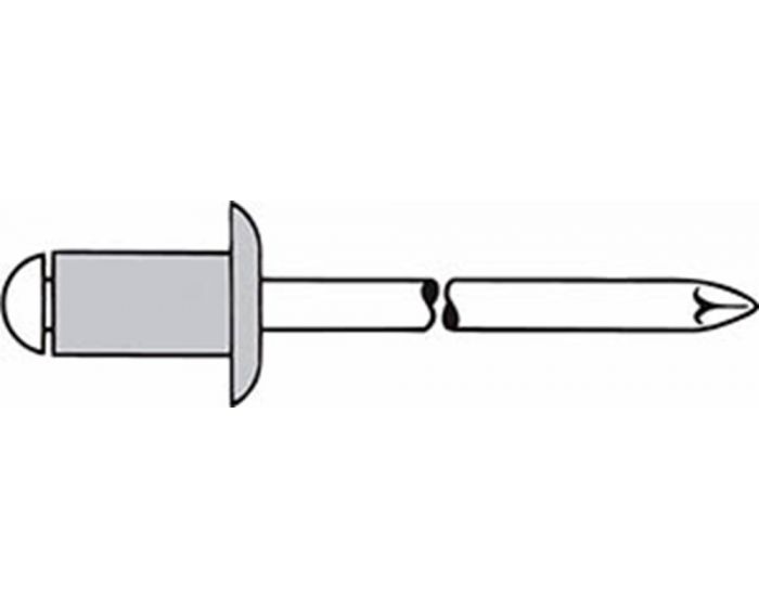 Blindklinknagel-aluminium/staal-4,8-mm-8---10-mm-500st.-doos