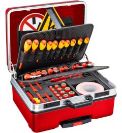 Coffre-à-outils-VDE-avec-assortiment-52-pièces