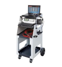 Acculader-met-trolley,-printer-en-scanner